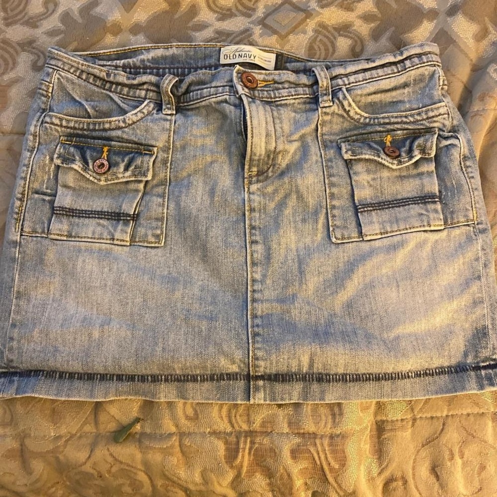 Denim Mini Skirt
